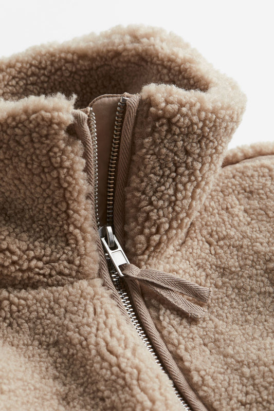 Ann | Women's Teddy Zip-Up Coat