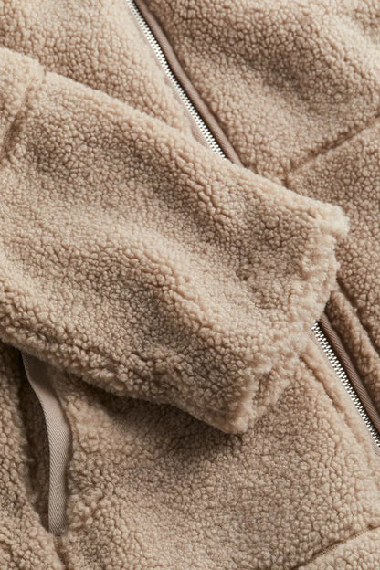Ann | Women's Teddy Zip-Up Coat