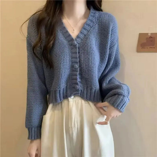 Anne | Women's V-Neck Fitted Cardigan