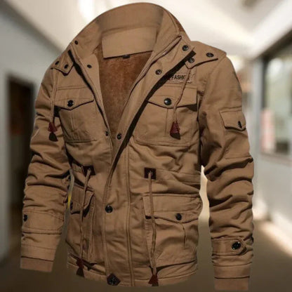 Anthony | Men's Hooded Military Jacket