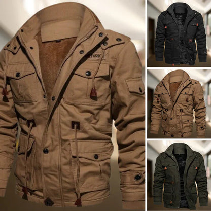 Anthony | Men's Hooded Military Jacket