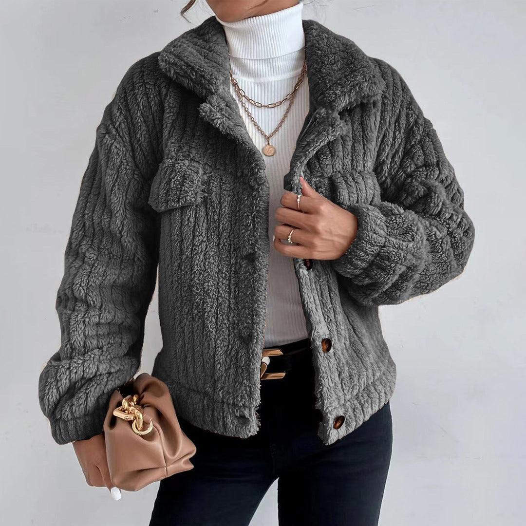 April | Women's Button-Down Relaxed Fit Jacket