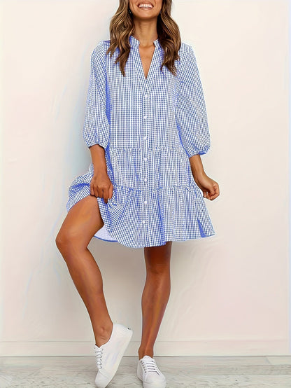 Autumn | Women's Button-Down Mini Dress