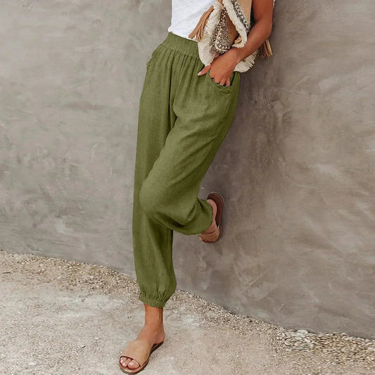 Barbara | Women's Elastic Waist Jogger Pants