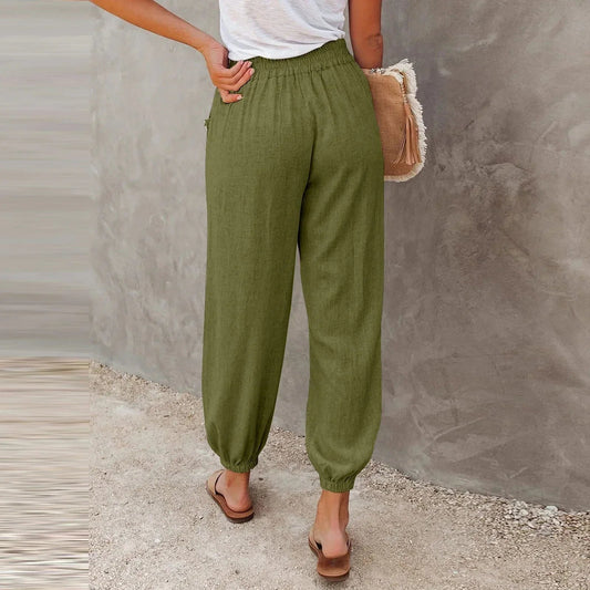 Barbara | Women's Elastic Waist Jogger Pants