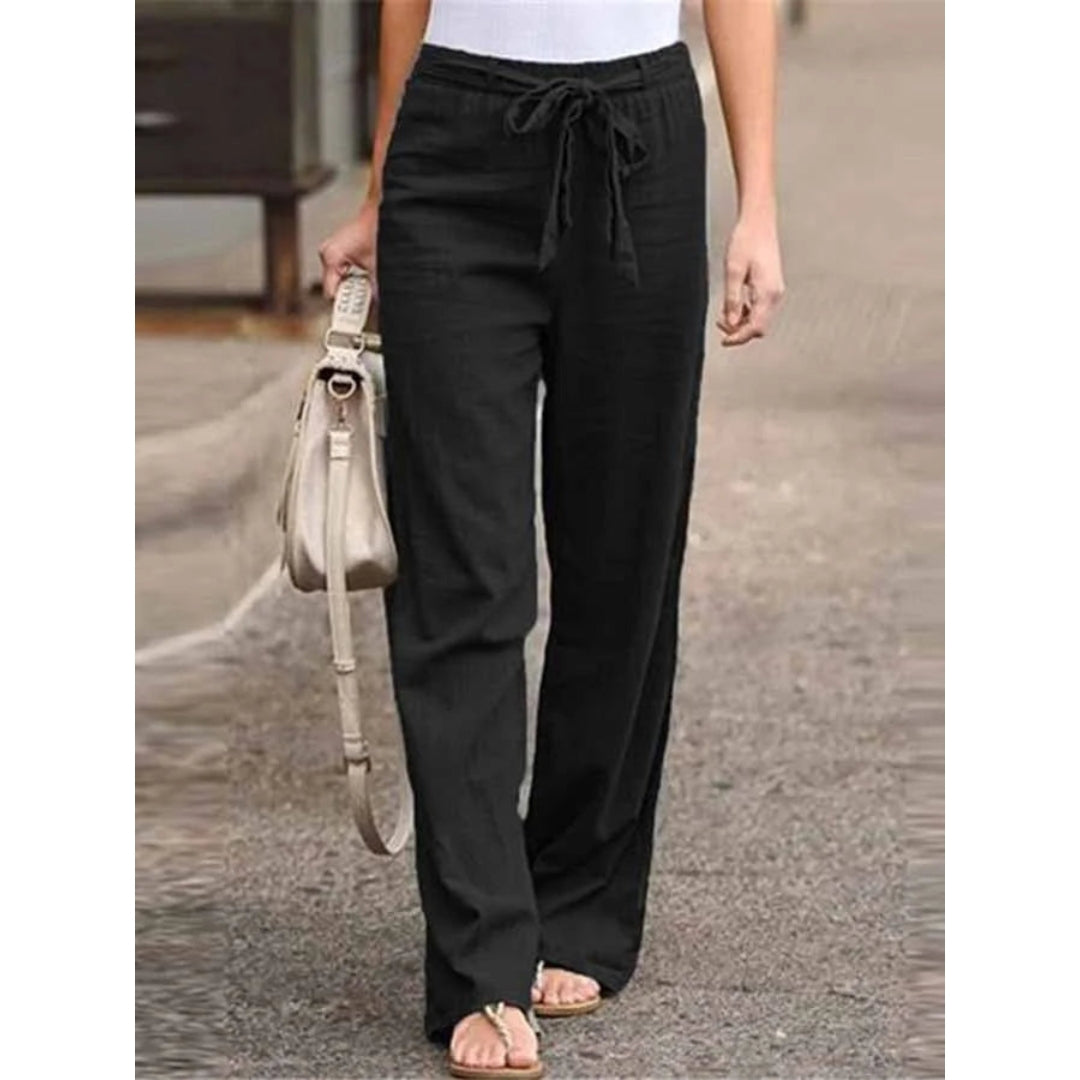 Barbara | Women's Wide Leg High Waisted Pants