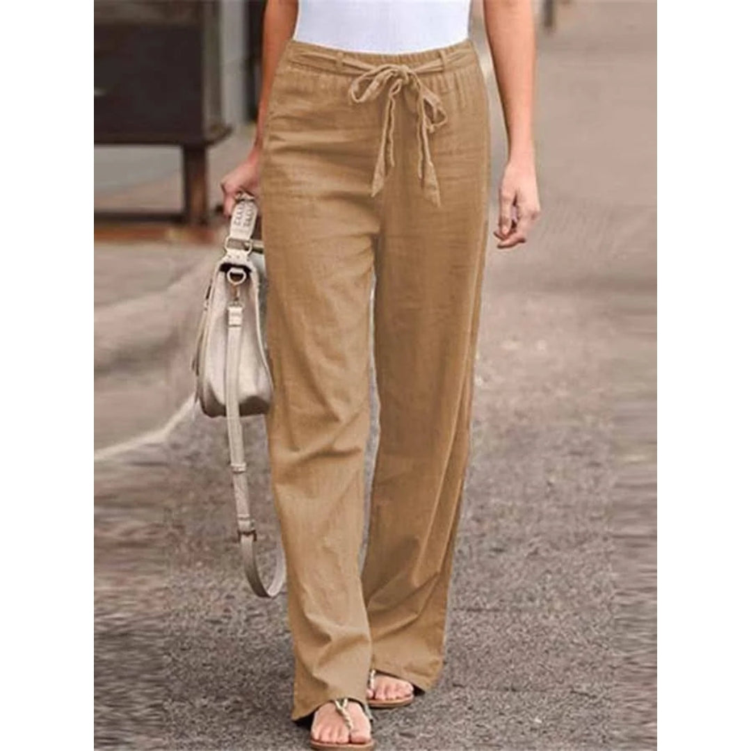 Barbara | Women's Wide Leg High Waisted Pants