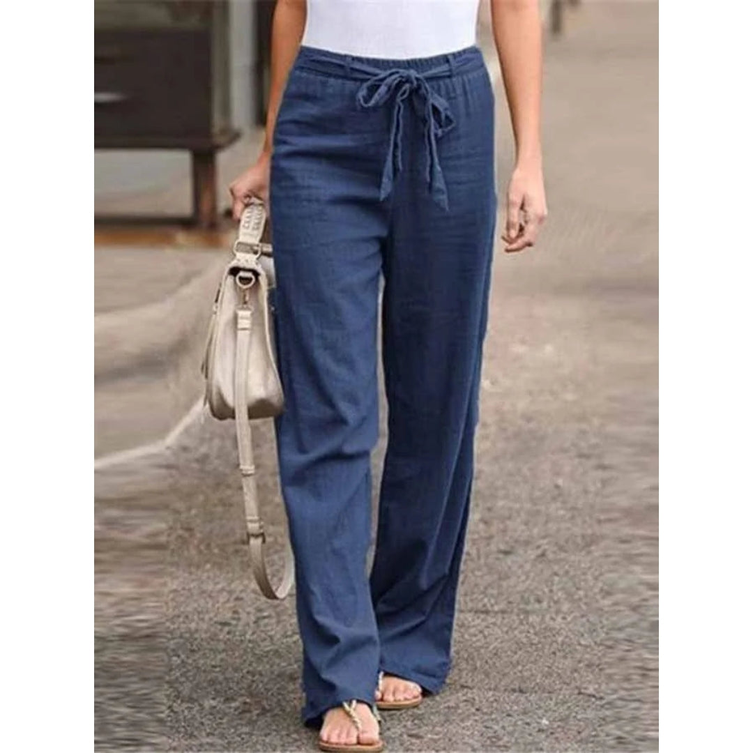 Barbara | Women's Wide Leg High Waisted Pants