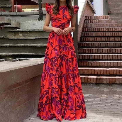 Bella | Women's Sleeveless Floral Maxi Dress