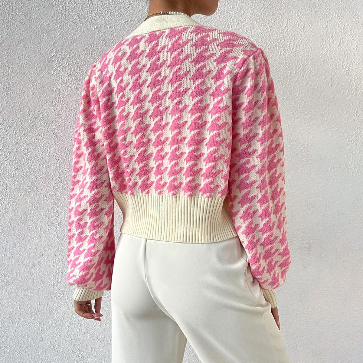 Betty | Women's Cropped V-Neck Cardigan