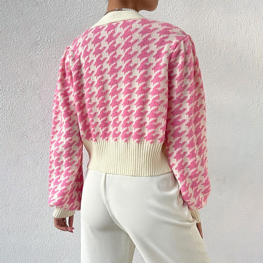 Betty | Women's Cropped V-Neck Cardigan