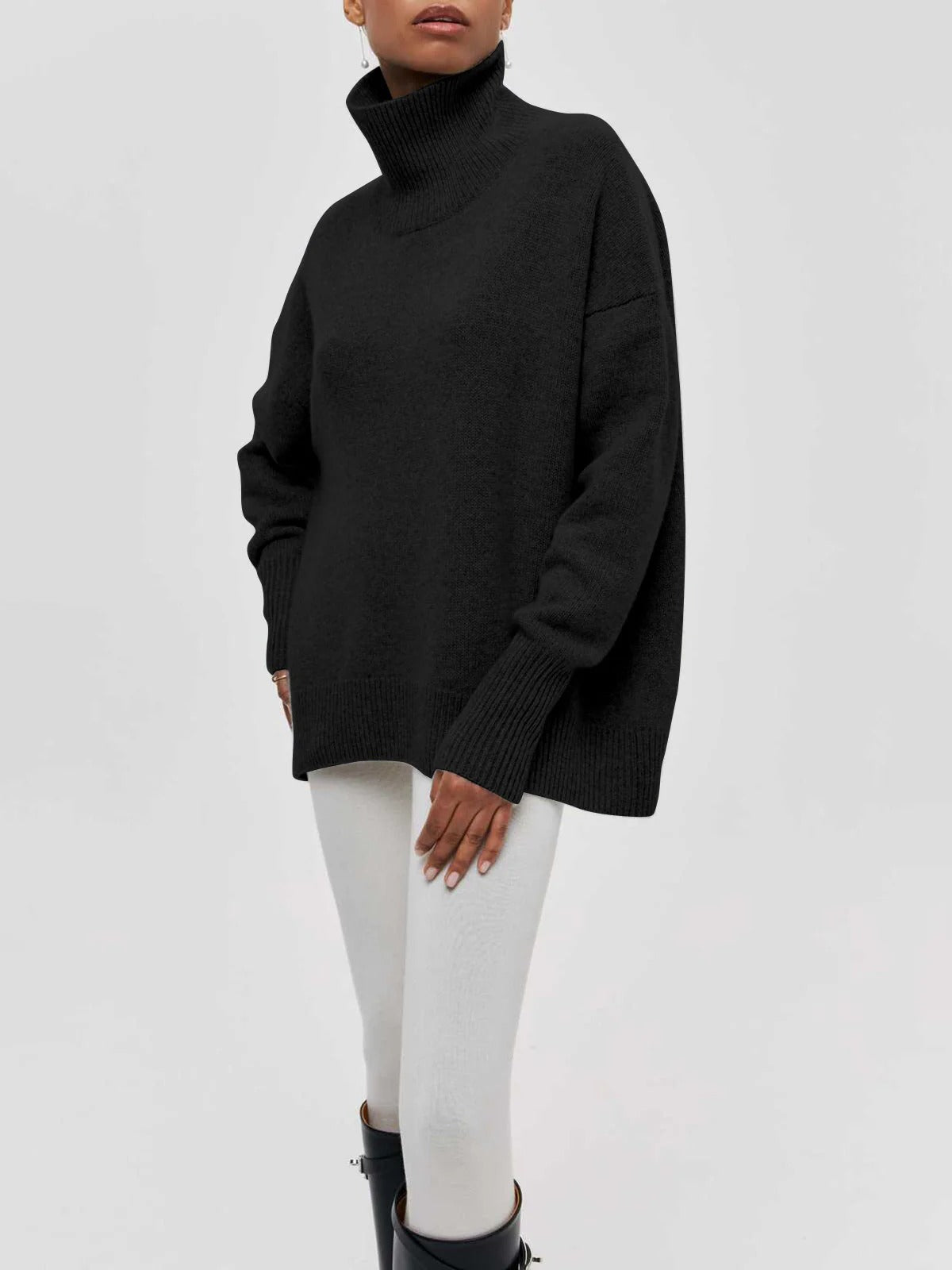 Betty | Women's Oversized Turtleneck Sweater