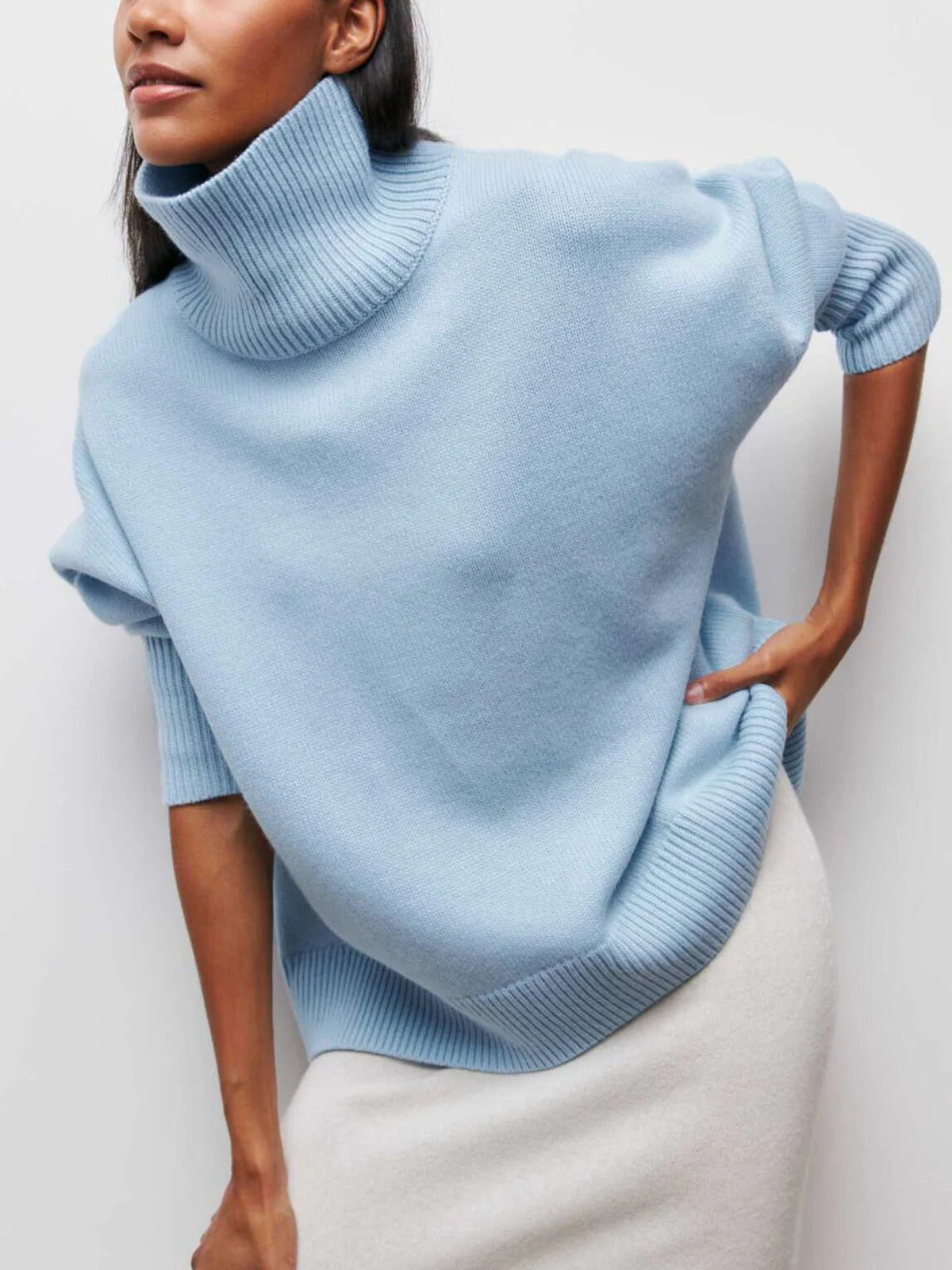 Betty | Women's Oversized Turtleneck Sweater