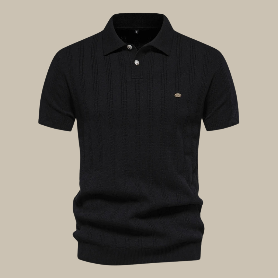 Billy | Men's Vertical Stripe Classic Fit Polo Shirt