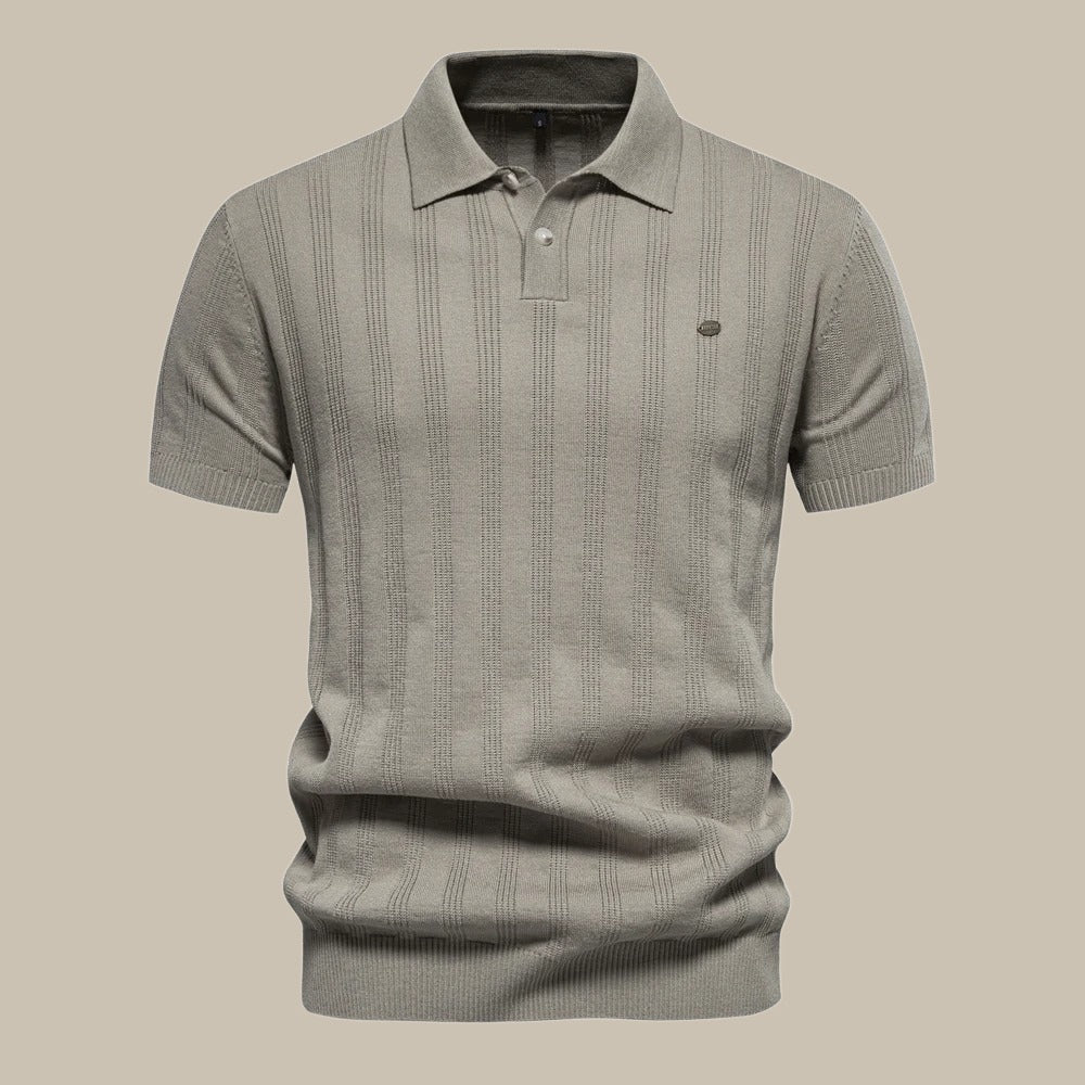 Billy | Men's Vertical Stripe Classic Fit Polo Shirt