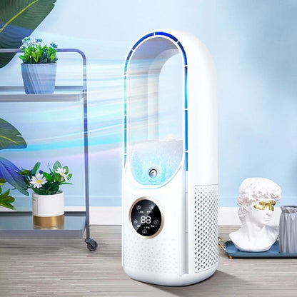 Bladeless Personal Air Cooler - LED Display - Compact Desktop - Quiet Operation
