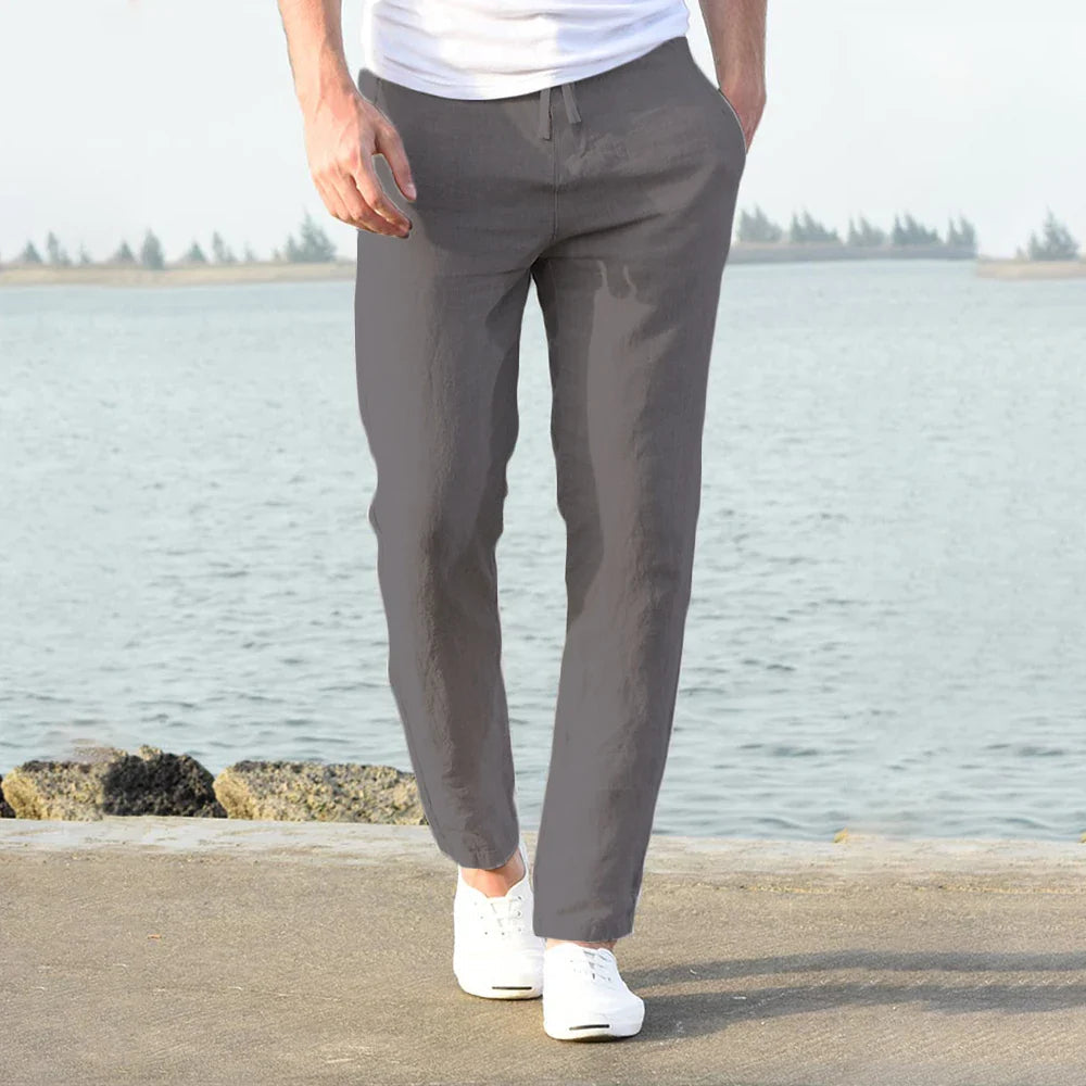 Blake | Men's Drawstring Straight Leg Casual Pants