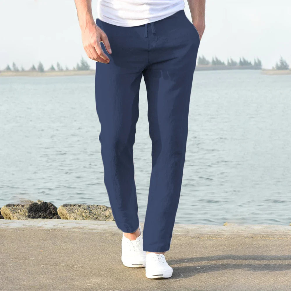 Blake | Men's Drawstring Straight Leg Casual Pants