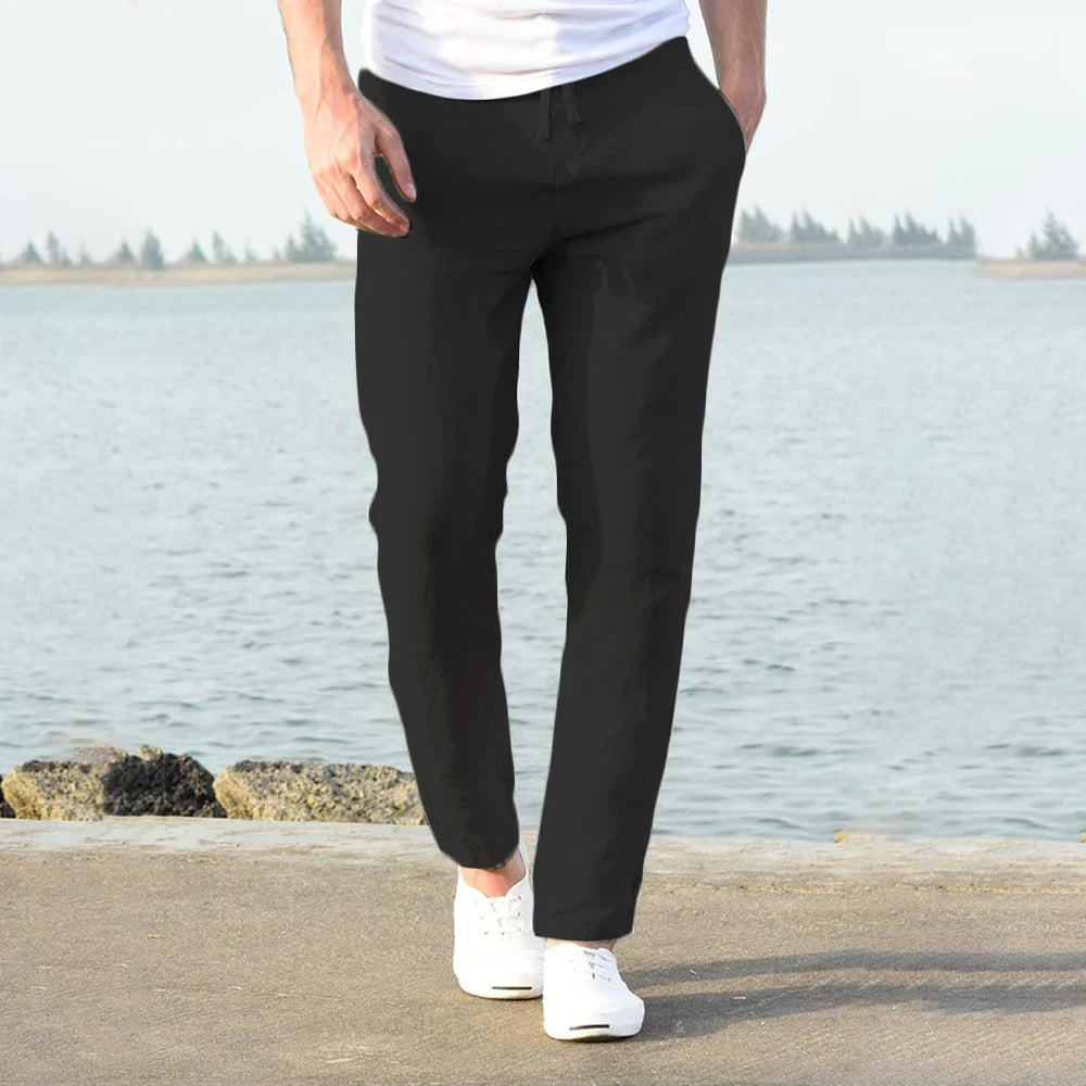 Blake | Men's Drawstring Straight Leg Casual Pants
