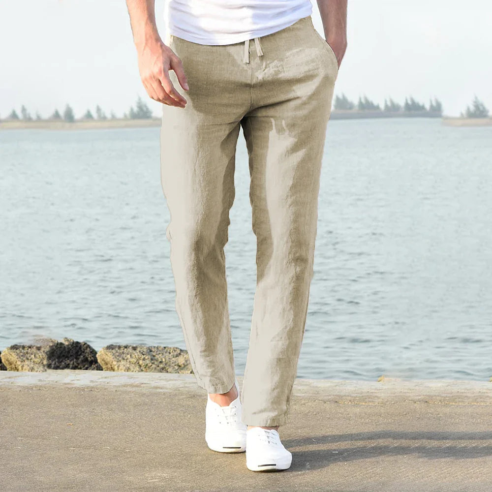Blake | Men's Drawstring Straight Leg Casual Pants