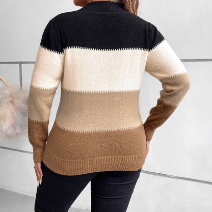 Brenda | Women's Striped Relaxed Fit Sweater