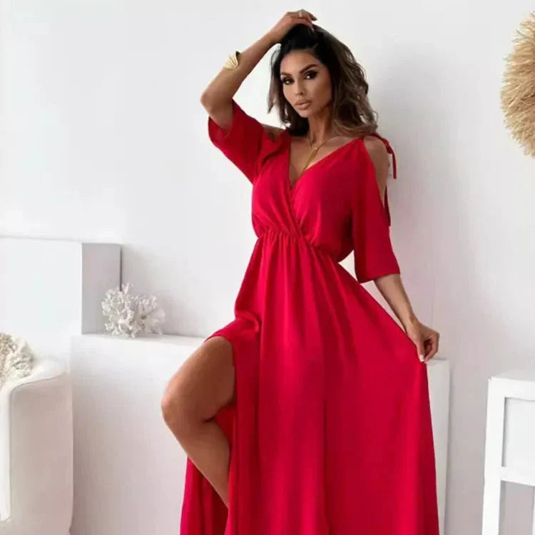 Brianna | Women's Wrap Maxi Dress