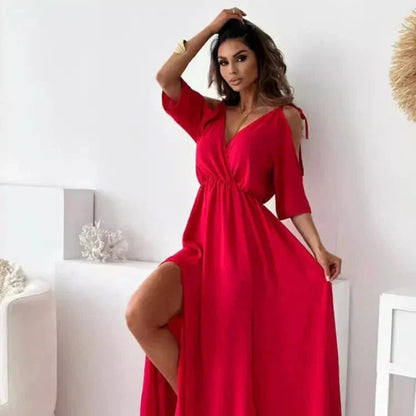 Brianna | Women's Wrap Maxi Dress
