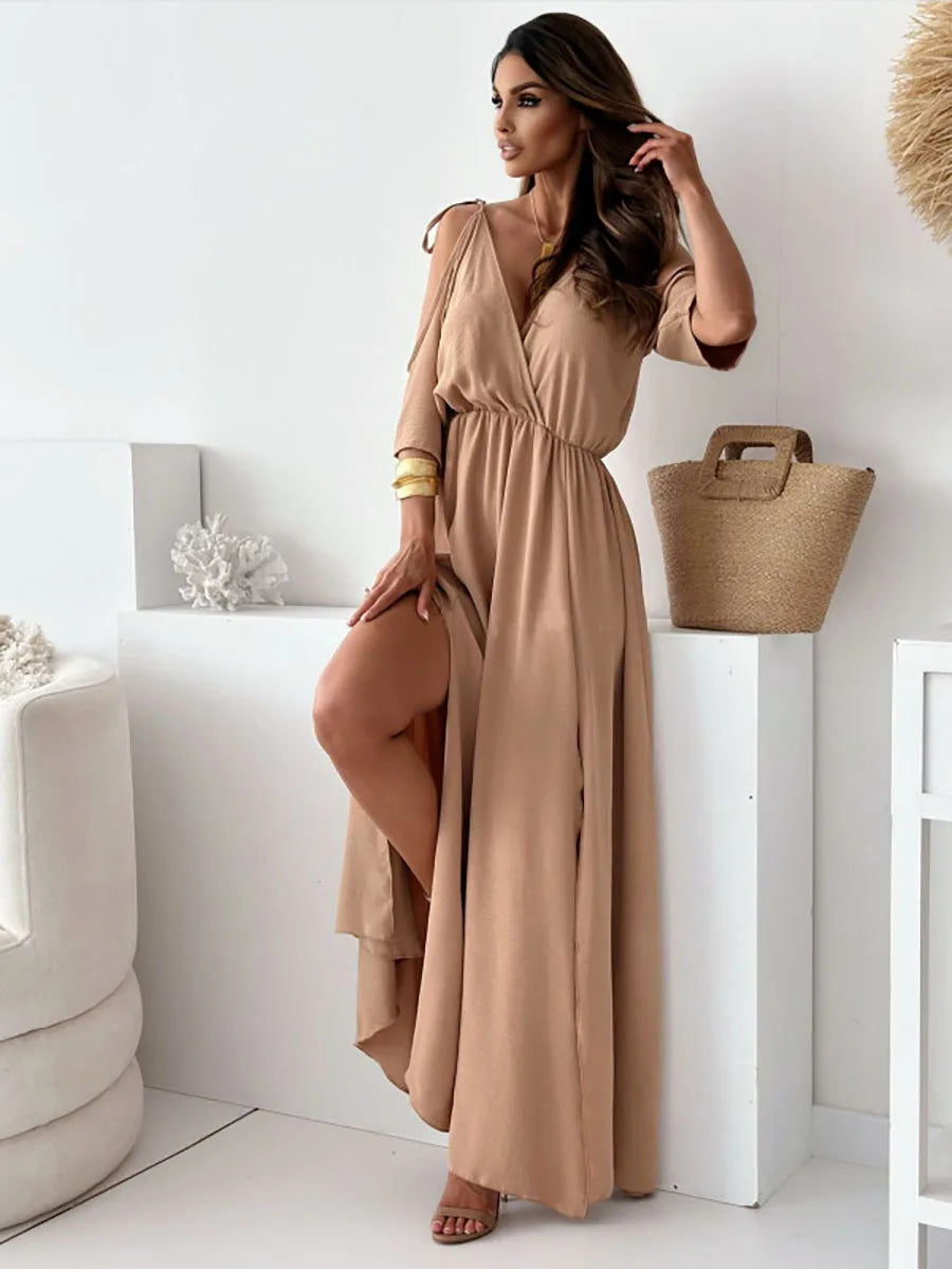 Brianna | Women's Wrap Maxi Dress