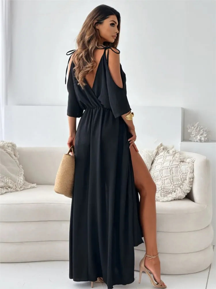 Brianna | Women's Wrap Maxi Dress