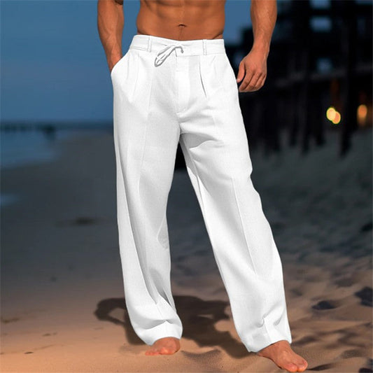Cameron | Men's Wide Leg Drawstring Pants