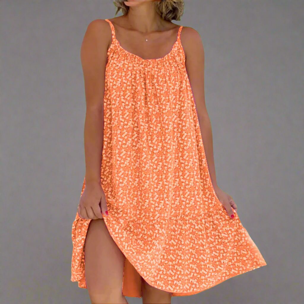 Carla | Women's Sleeveless Floral Mini Dress