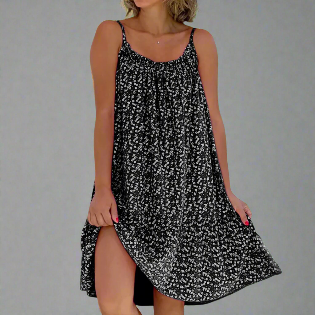 Carla | Women's Sleeveless Floral Mini Dress