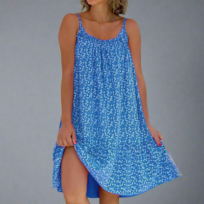 Carla | Women's Sleeveless Floral Mini Dress