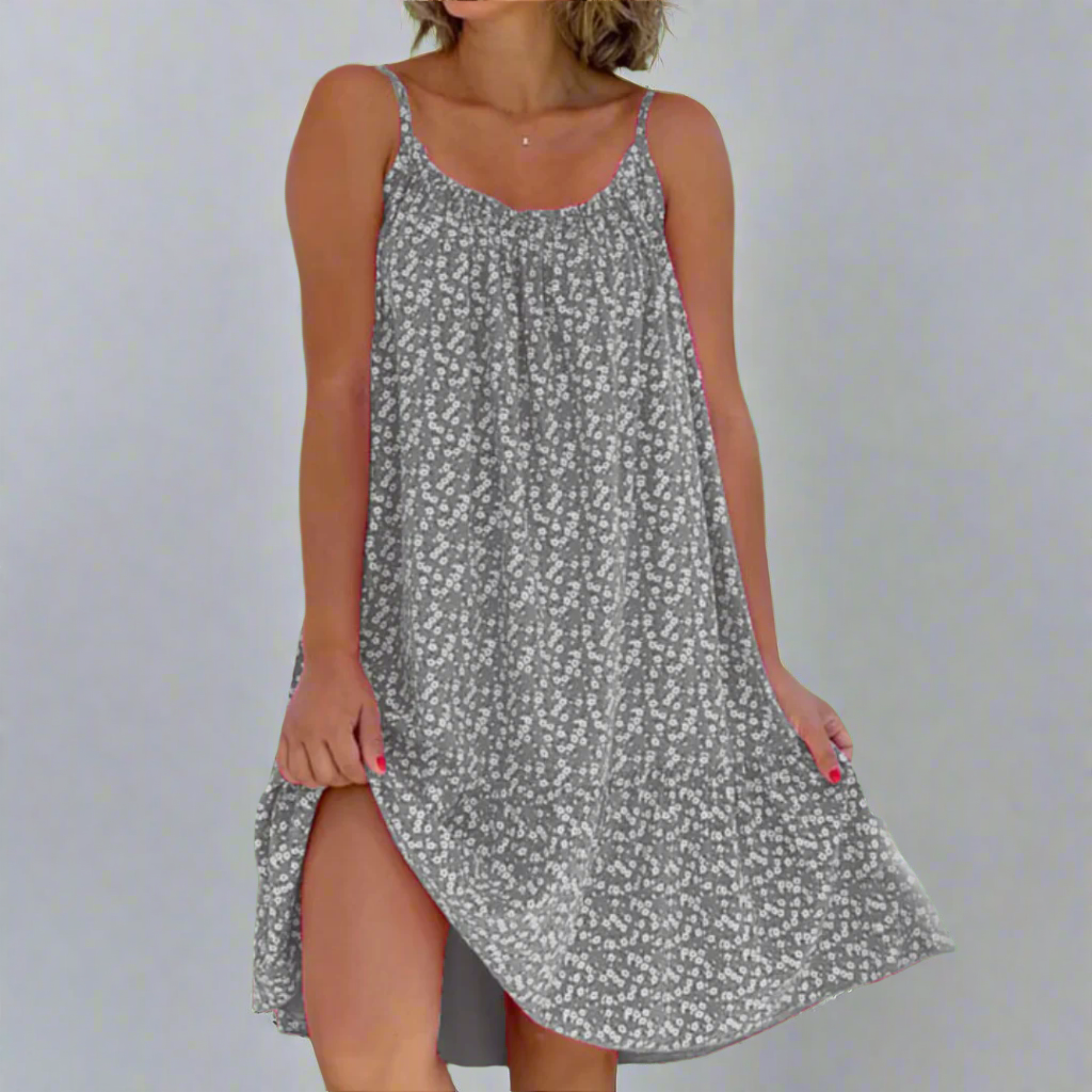 Carla | Women's Sleeveless Floral Mini Dress