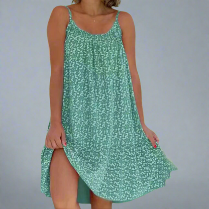 Carla | Women's Sleeveless Floral Mini Dress