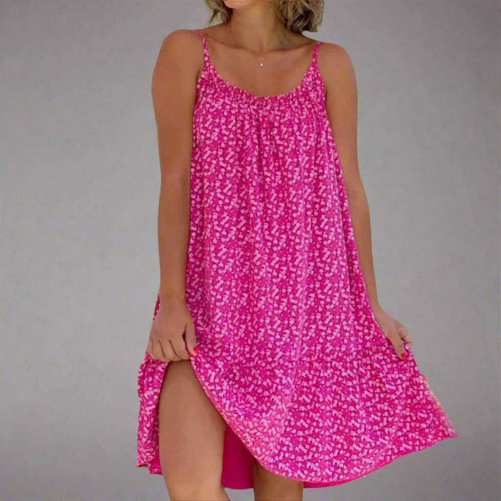 Carla | Women's Sleeveless Floral Mini Dress
