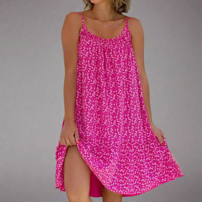Carla | Women's Sleeveless Floral Mini Dress