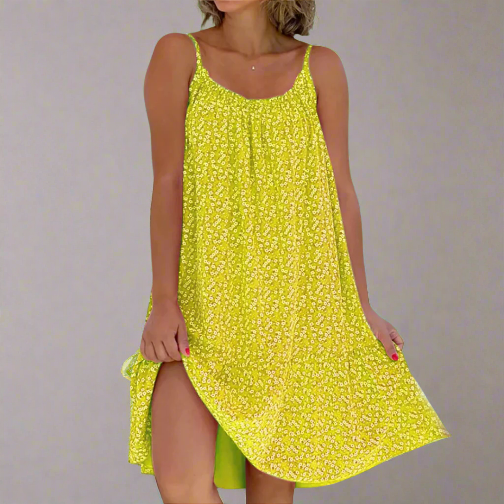 Carla | Women's Sleeveless Floral Mini Dress
