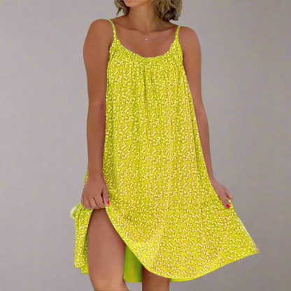 Carla | Women's Sleeveless Floral Mini Dress