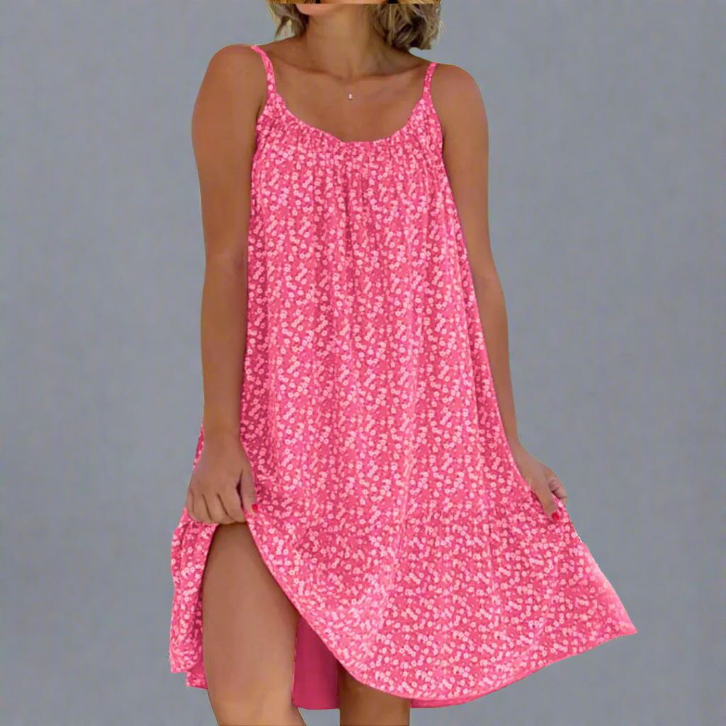 Carla | Women's Sleeveless Floral Mini Dress