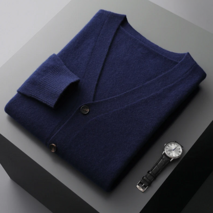Carlton | Men's V-Neck Button-Down Cardigan