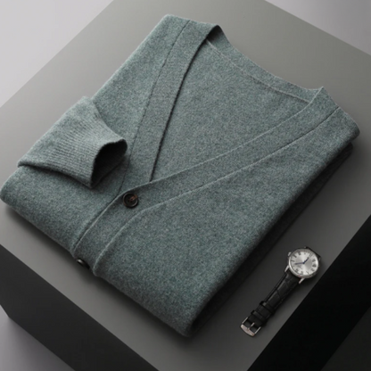 Carlton | Men's V-Neck Button-Down Cardigan