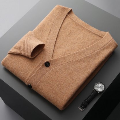 Carlton | Men's V-Neck Button-Down Cardigan
