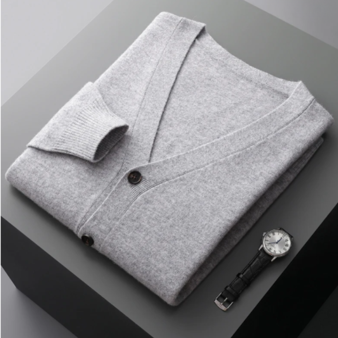 Carlton | Men's V-Neck Button-Down Cardigan