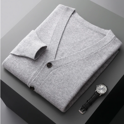 Carlton | Men's V-Neck Button-Down Cardigan
