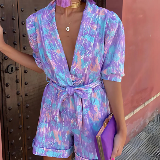 Carolyn | Women's Belted Two-Piece Set