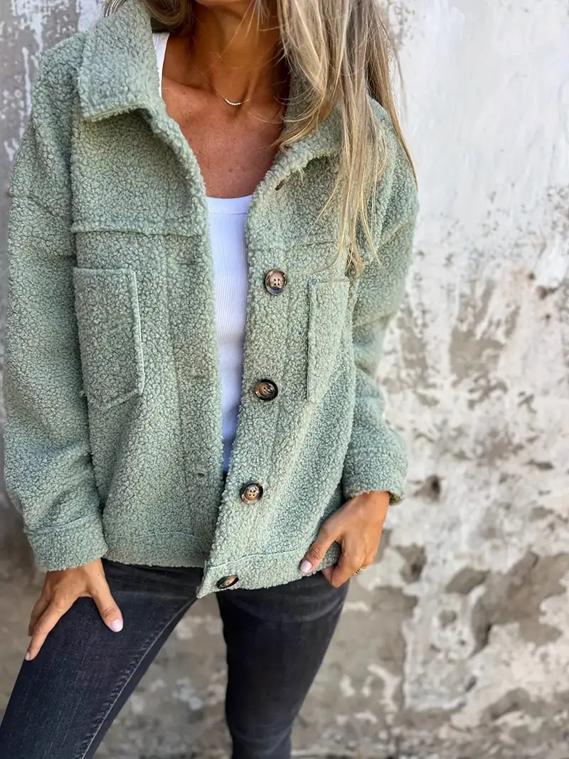 Carolyn | Women's Button-Down Relaxed Fit Jacket