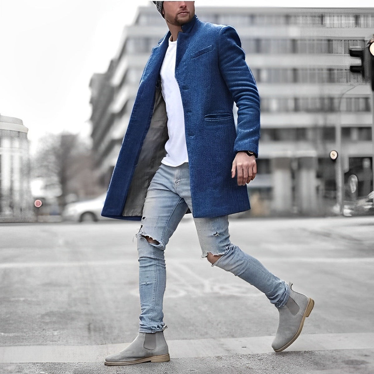 Carson | Men's Slim-Fit Topcoat