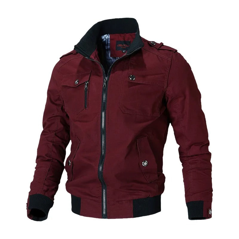 Chris | Men's Full Zip Bomber Jacket