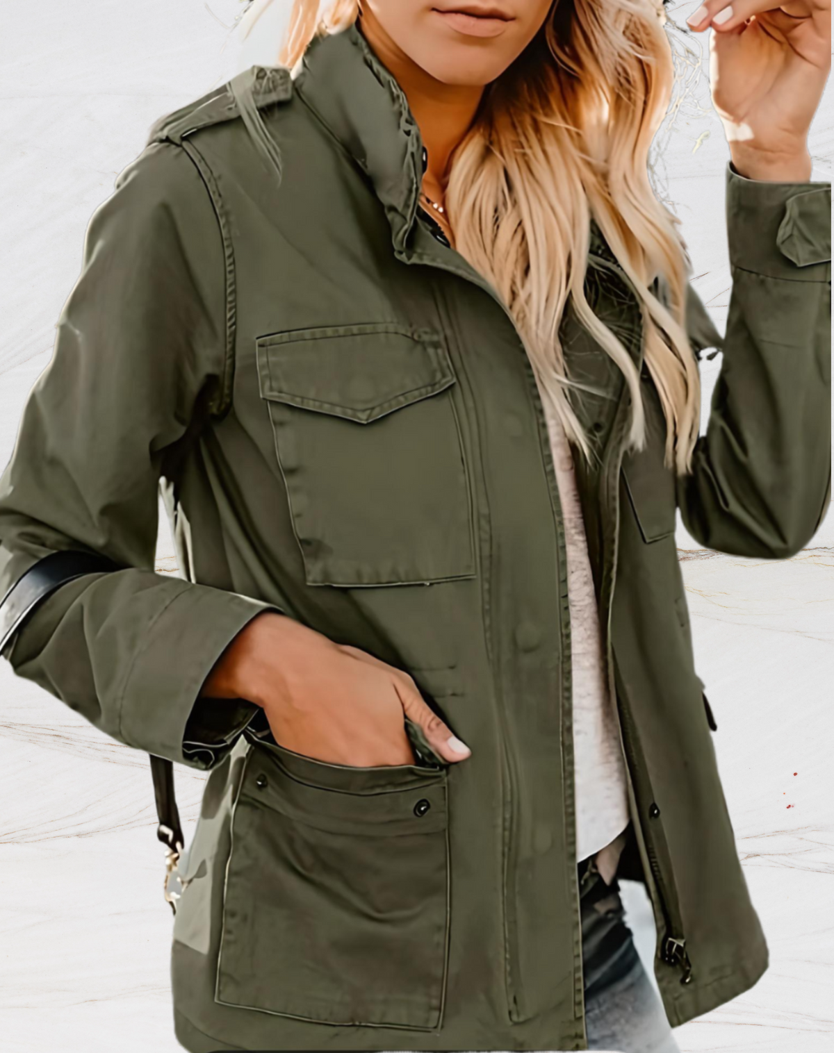 Christine | Women's Military Utility Jacket